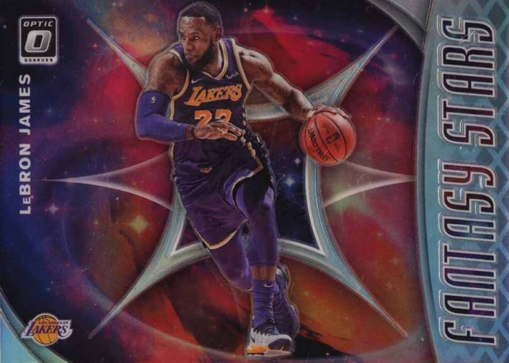 2019 Donruss Optic Fantasy Stars LeBron James #14 Basketball Card