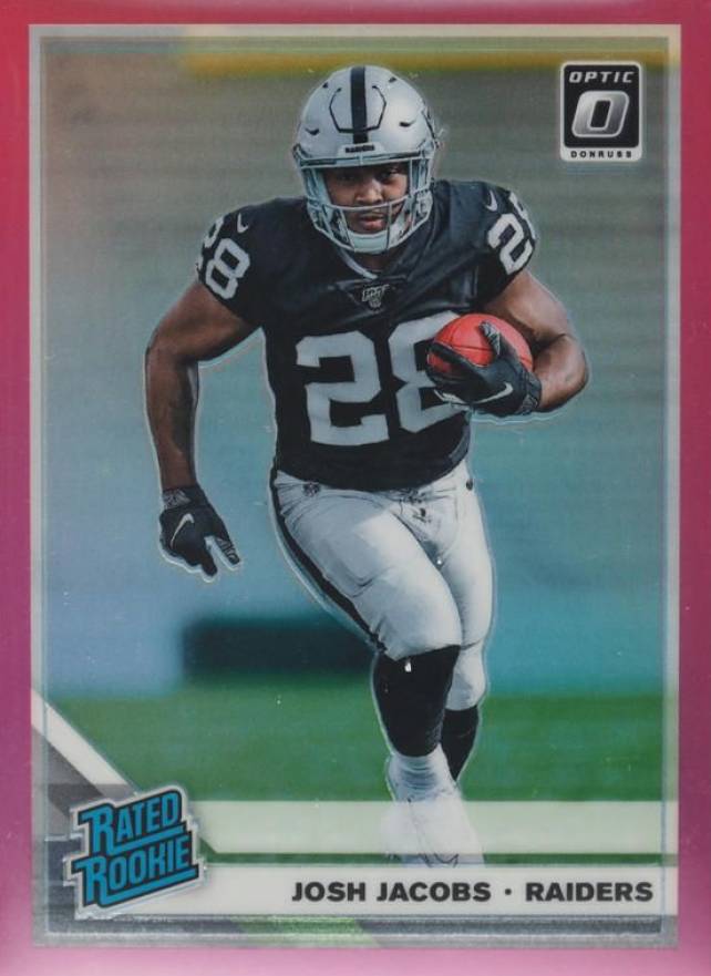 2019 Panini Donruss Optic Josh Jacobs #158 Football Card