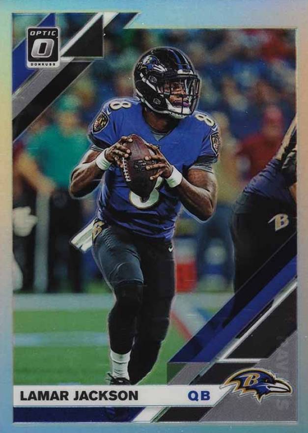 2019 Panini Donruss Optic Lamar Jackson #9 Football Card