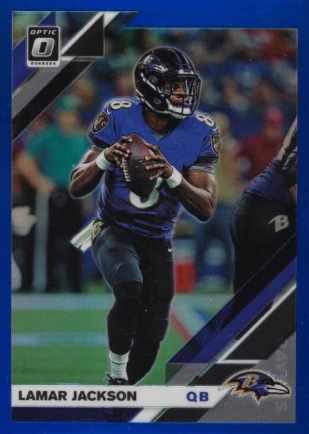 2019 Panini Donruss Optic Lamar Jackson #9 Football Card