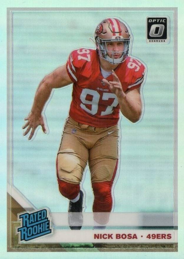 2019 Panini Donruss Optic Nick Bosa #168 Football Card