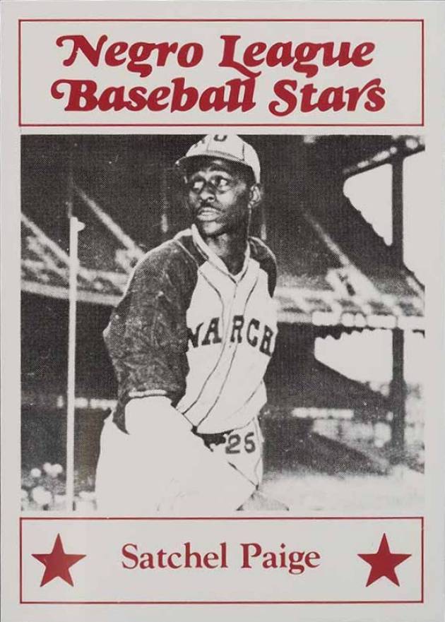 1986 Fritsch Negro League Baseball Stars Satchel Paige #10 Baseball Card