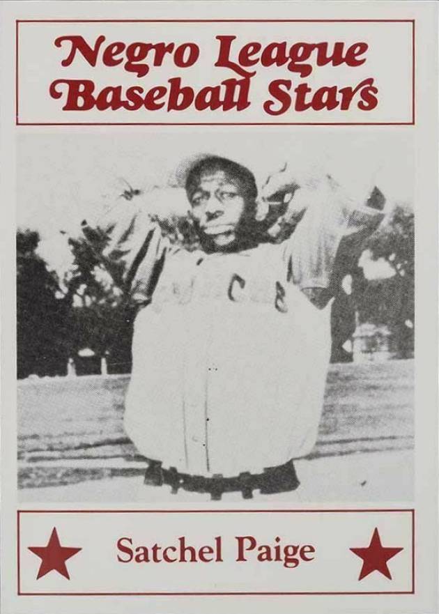 1986 Fritsch Negro League Baseball Stars Satchel Paige #21 Baseball Card