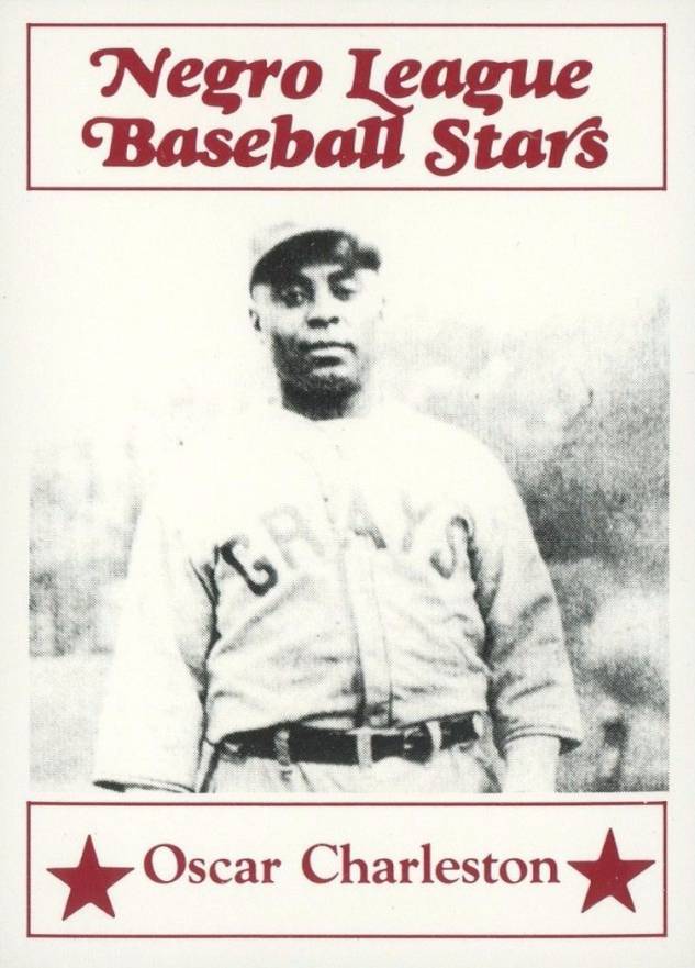 1986 Fritsch Negro League Baseball Stars Oscar Charleston #8 Baseball Card