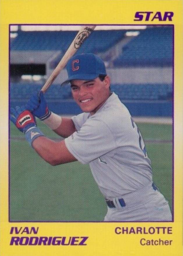 1990 Star Minor League Baseball Wax Ivan Rodriguez #26 Baseball Card