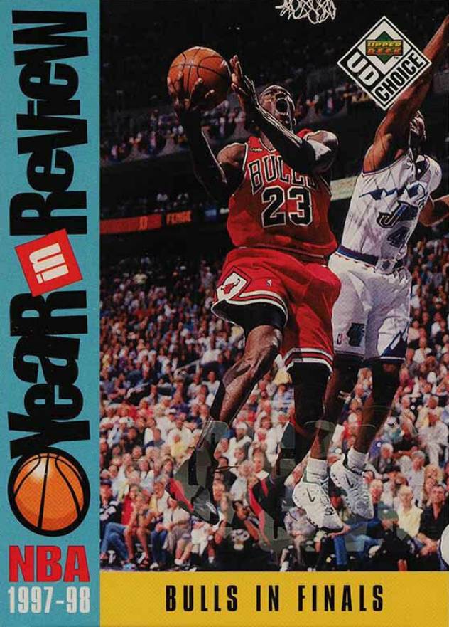 1998 Upper Deck Choice Michael Jordan #198 Basketball Card