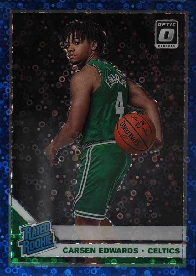 2019 Panini Donruss Optic Carsen Edwards #196 Basketball Card