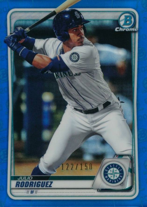 2020 Bowman Chrome Prospects Julio Rodriguez #BCP19 Baseball Card