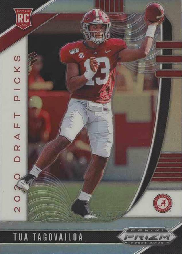 2020 Panini Prizm Draft Picks Tua Tagovailoa #101 Football Card