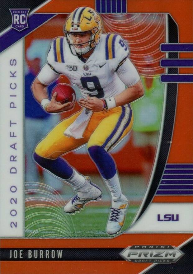 2020 Panini Prizm Draft Picks Joe Burrow #105 Football Card