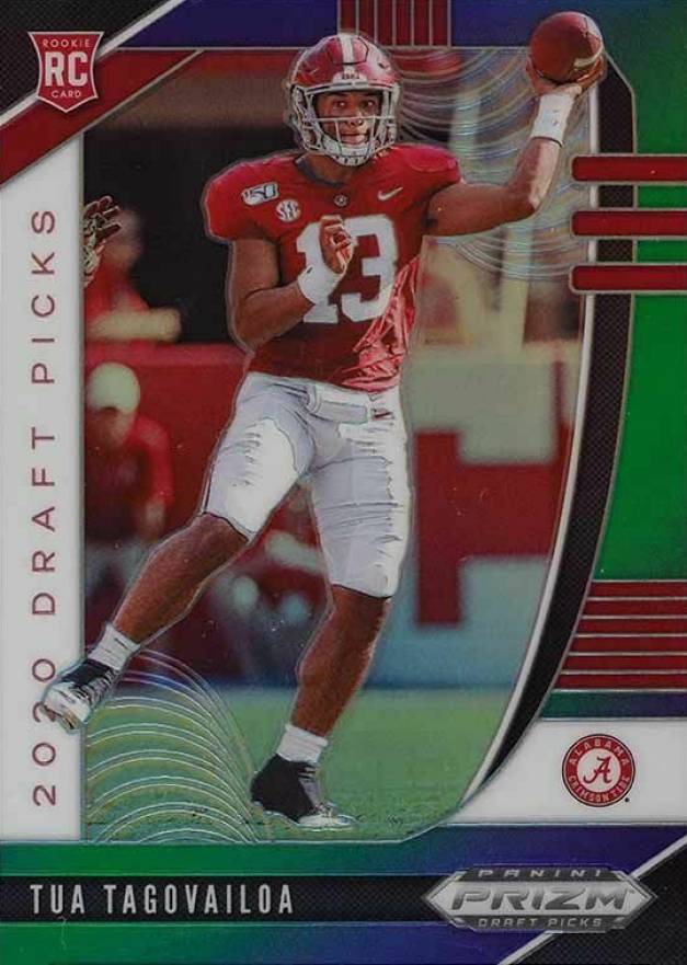 2020 Panini Prizm Draft Picks Tua Tagovailoa #101 Football Card