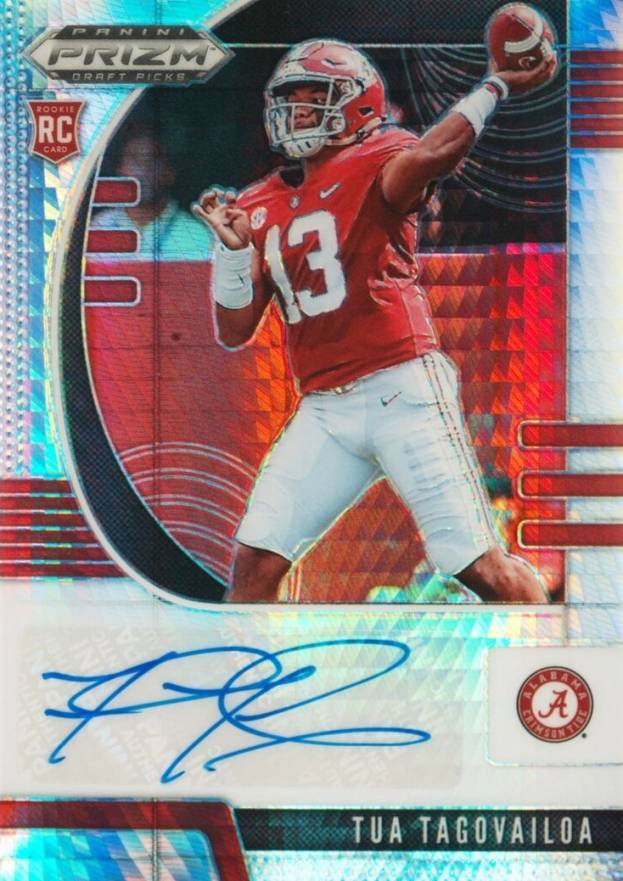 2020 Panini Prizm Draft Picks Tua Tagovailoa #101 Football Card