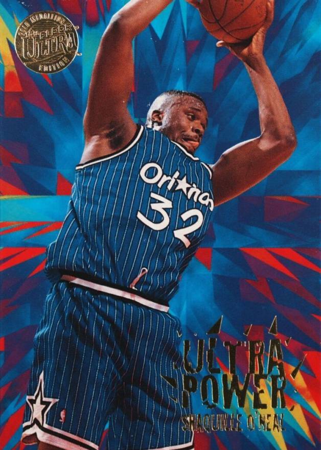 1995 Ultra Power Shaquille O'Neal #9 Basketball Card