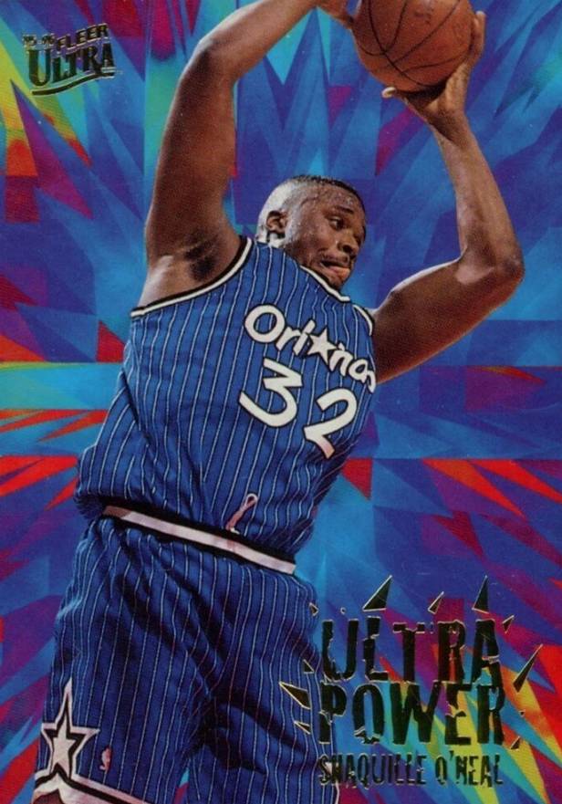 1995 Ultra Power Shaquille O'Neal #9 Basketball Card