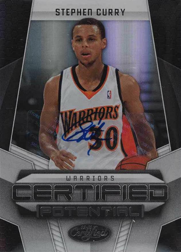 2009 Panini Certified Potential Stephen Curry #27 Basketball Card