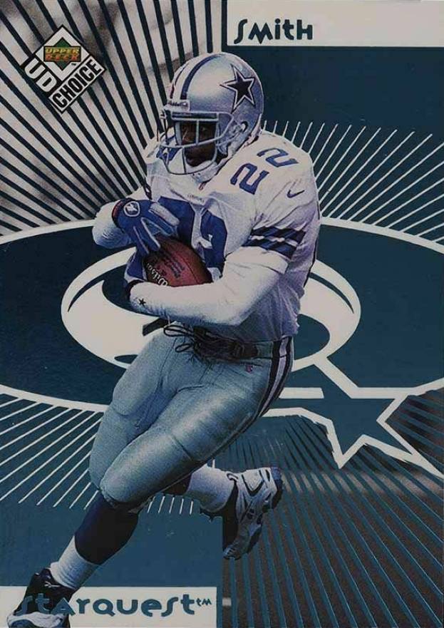 1998 Upper Deck Choice Starquest Emmitt Smith #22 Football Card