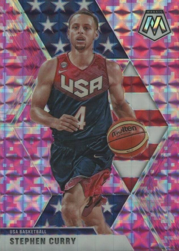 2019 Panini Mosaic Stephen Curry #260 Basketball Card