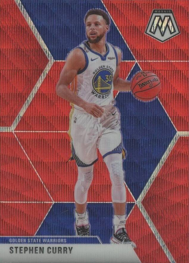 2019 Panini Mosaic Stephen Curry #70 Basketball Card