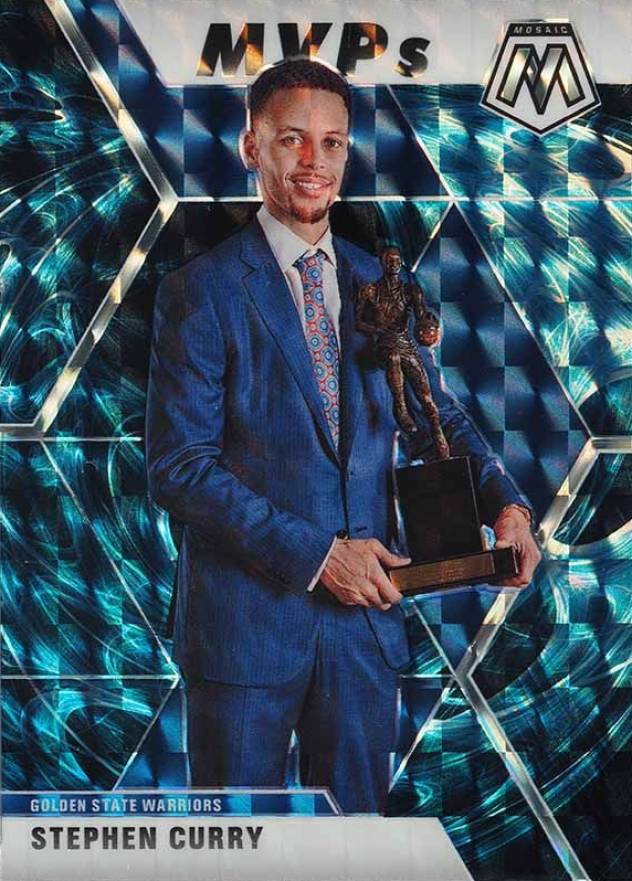 2019 Panini Mosaic Stephen Curry #299 Basketball Card