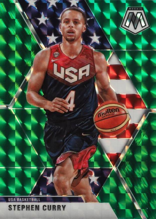 2019 Panini Mosaic Stephen Curry #260 Basketball Card