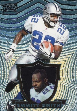 1997 Pacific Invincible Emmitt Smith #39 Football Card