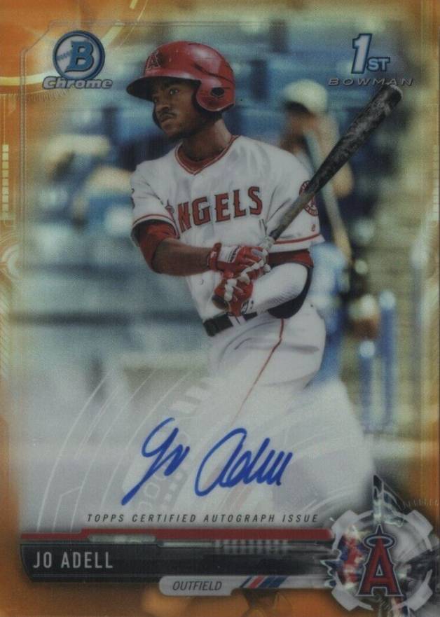 2017 Bowman Draft Chrome Draft Picks Autographs  Jo Adell #CDAJA Baseball Card