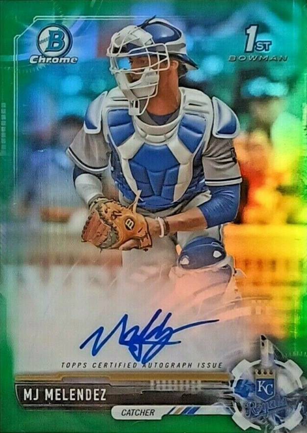 2017 Bowman Draft Chrome Draft Picks Autographs  MJ Melendez #CDAMJM Baseball Card