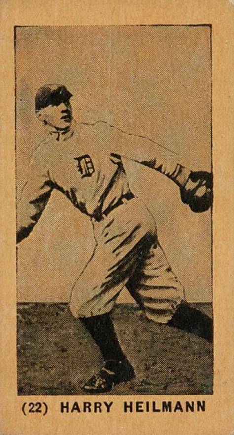 1927 York Caramel Type 1 Harry Heilmann #22 Baseball Card