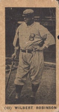 1927 York Caramel Type 1 Wilbert Robinson #43 Baseball Card