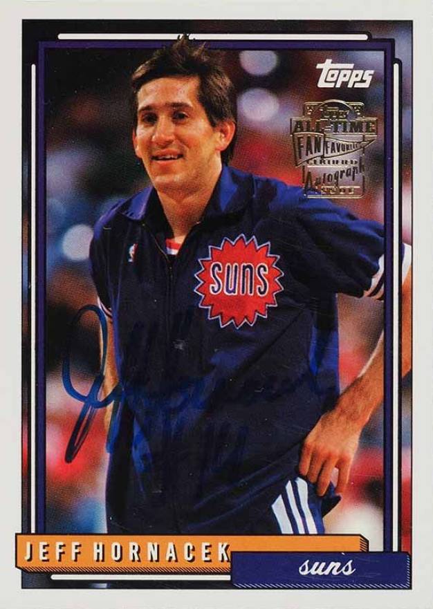 2005 Topps All Time Fan Favorites Autographs Jeff Hornacek #JHO Basketball Card