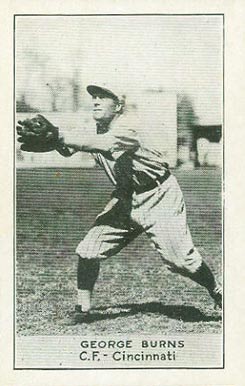 1921 National Caramel George Burns # Baseball Card