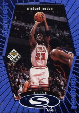 1998 Upper Deck Choice Starquest Michael Jordan #SQ30 Basketball Card