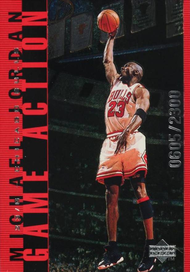 1998 Upper Deck MJ Living Legend Game Action Michael Jordan #G22 Basketball Card