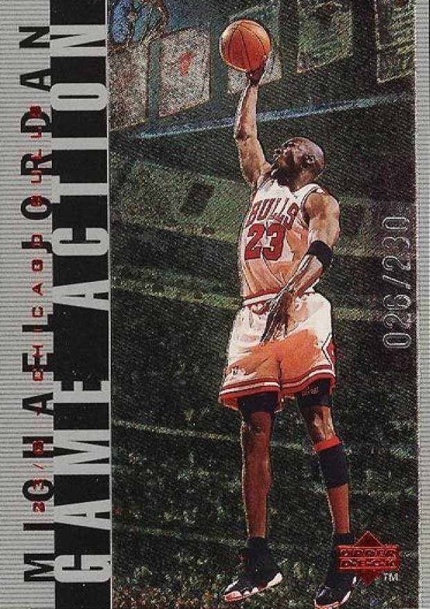 1998 Upper Deck MJ Living Legend Game Action Michael Jordan #G22 Basketball Card