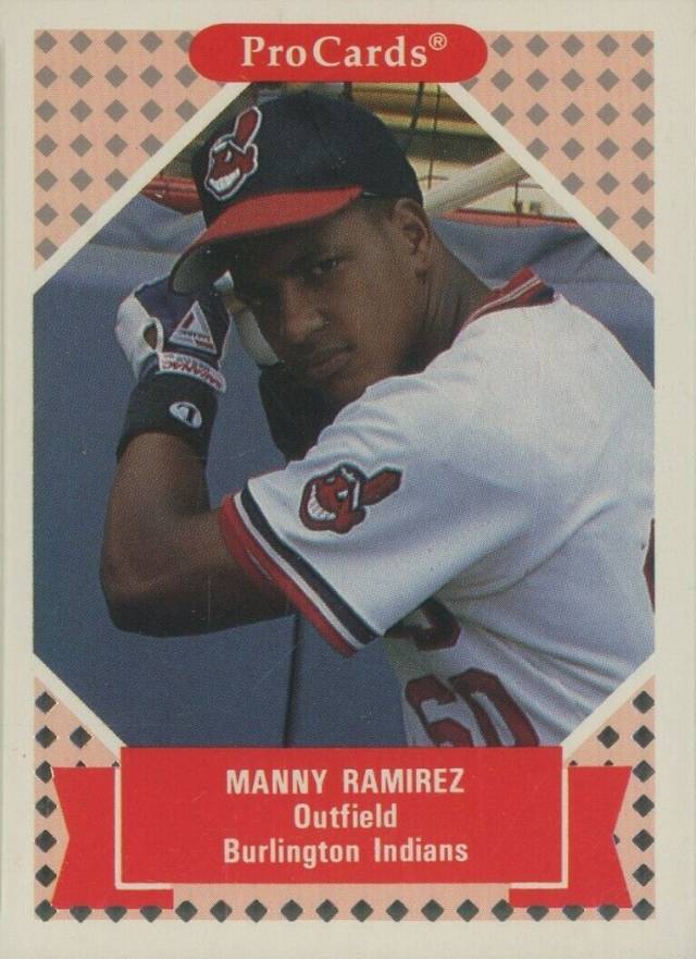 1991 Procards Tomorrows Heroes Manny Ramirez #62 Baseball Card