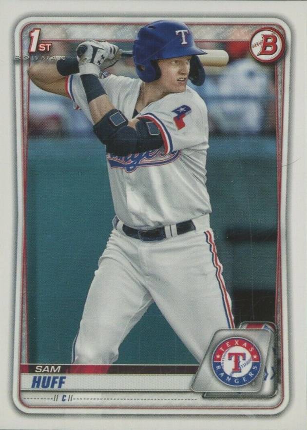 2020 Bowman Paper Prospects Sam Huff #BP33 Baseball Card