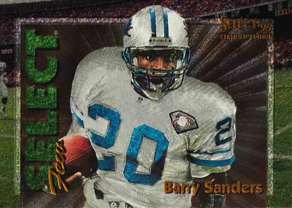 1995 Select Certified Select Few Barry Sanders #4 Football Card