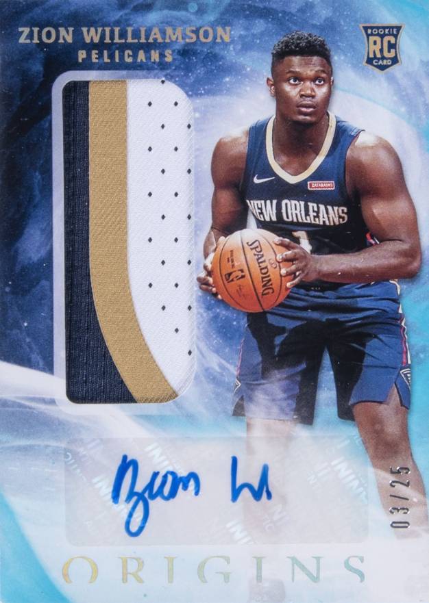 2019 Panini Origins Zion Williamson #143 Basketball Card