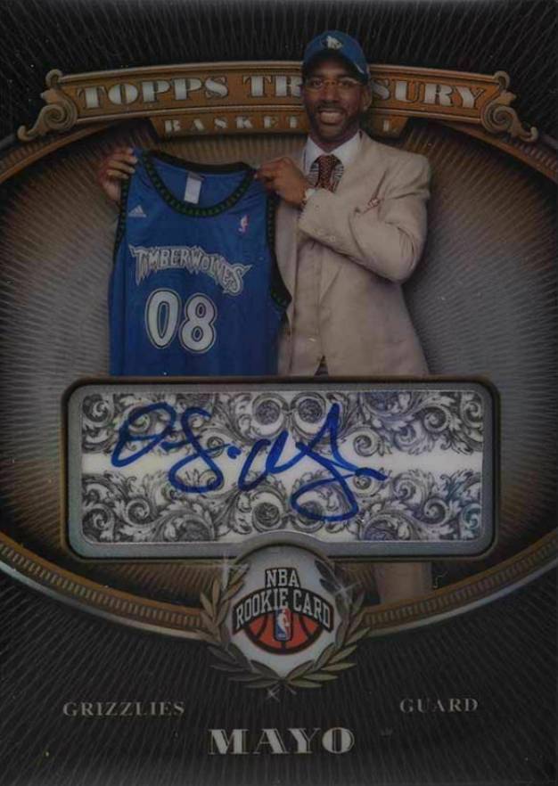 2008 Topps Treasury O.J. Mayo #123 Basketball Card