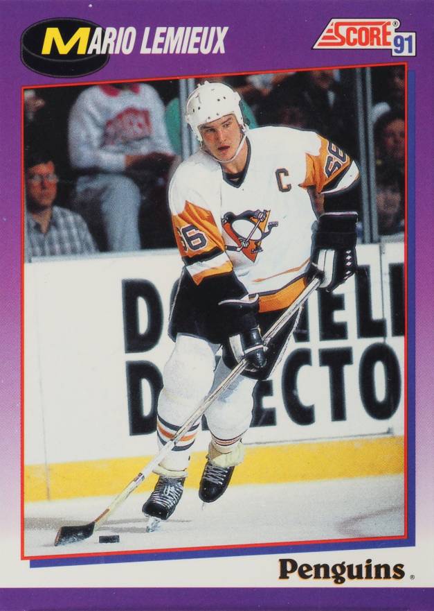 1991 Score American Mario Lemieux #200 Hockey Card