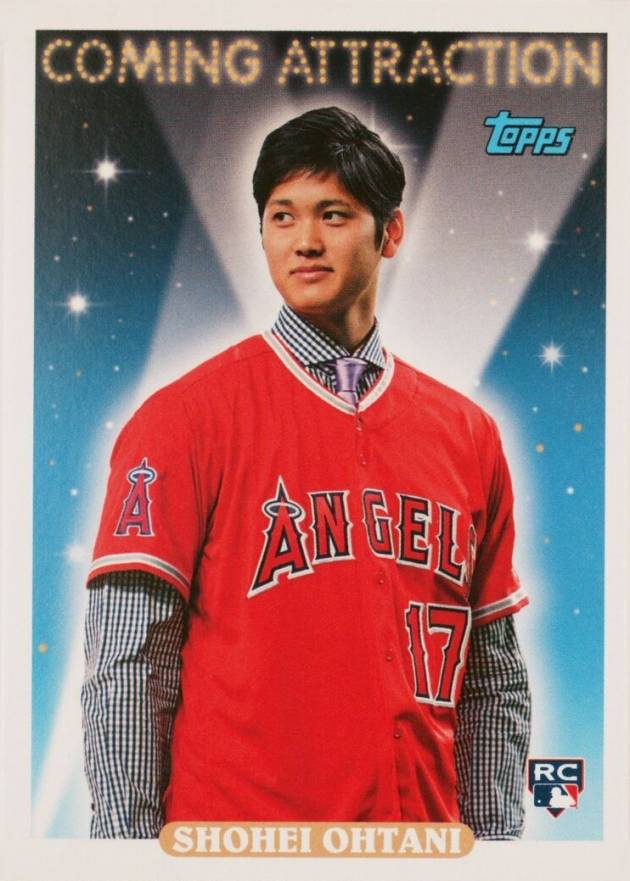 2018 Topps Archives 1993 Coming Attraction Shohei Ohtani #CA1 Baseball Card