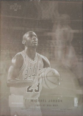 1992 Upper Deck McDonalds Michael Jordan # Basketball Card