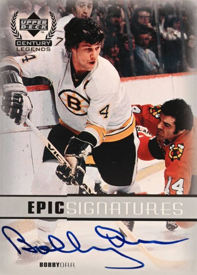 1999 Upper Deck Century Legends Epic Signatures Bobby Orr #BO Hockey Card