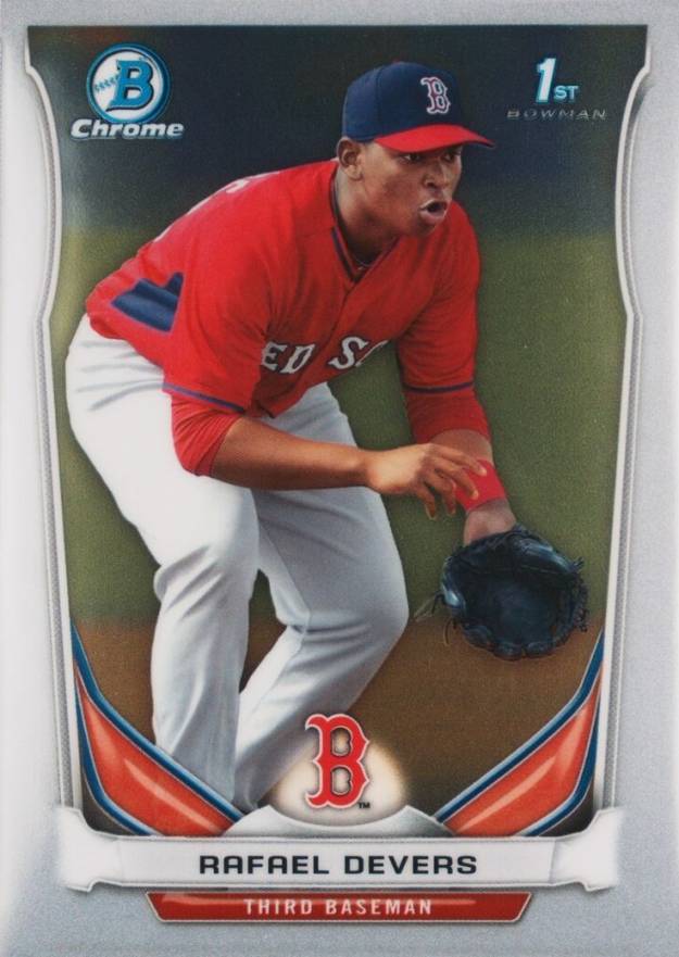 2014 Bowman Draft Picks Top Prospects Rafael Devers #CTP37 Baseball Card