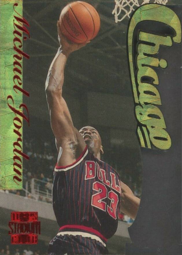 1996 Stadium Club Fusion Michael Jordan #F1 Basketball Card