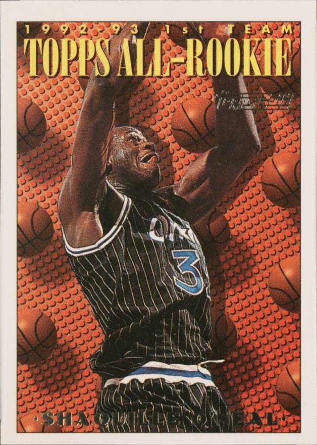 1993 Topps Gold Shaquille O'Neal #152 Basketball Card