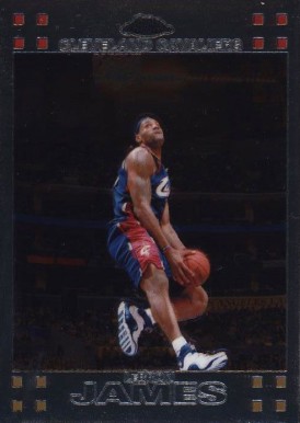 2007 Topps Chrome LeBron James #23 Basketball Card