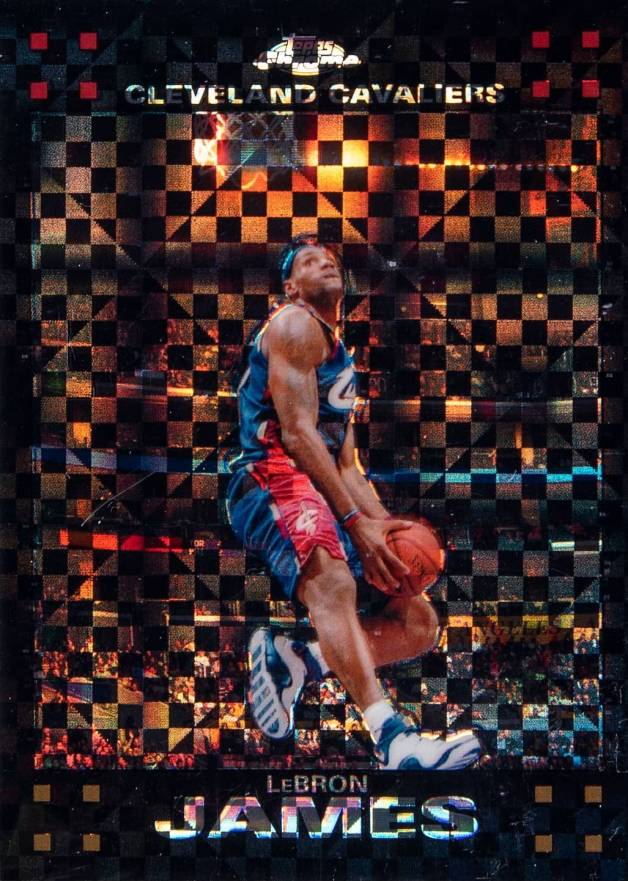 2007 Topps Chrome LeBron James #23 Basketball Card