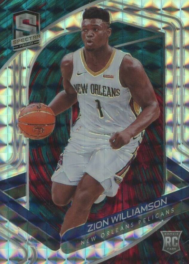 2019 Panini Spectra Zion Williamson #109 Basketball Card