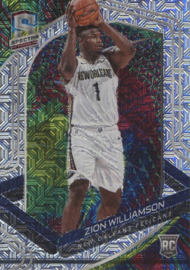 2019 Panini Spectra Zion Williamson #109 Basketball Card